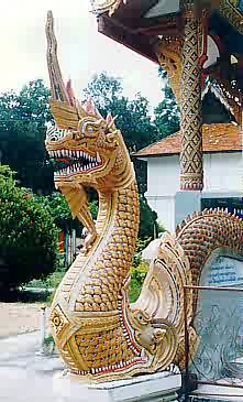 Naga Head in Chiang Mai