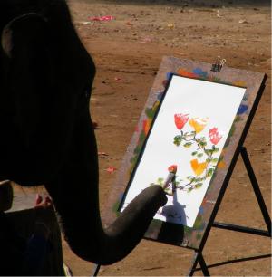 Painting elephant