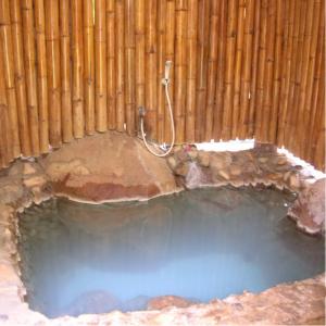 Private mineral bathroom at Hot Spring