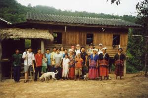 Hilltribe group in Chiang Mai