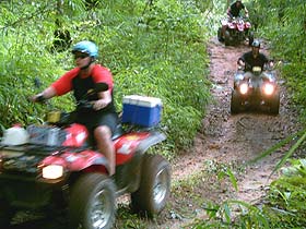 Atv tour - offroad on the jungle trail, Chiang Mai, Thailand 