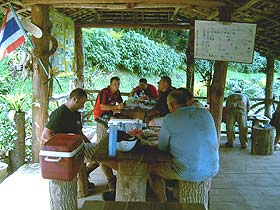 Atv tour - picnic lunch in the moutains of Chiang Mai, Thailand 