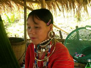 Woman of primitive hilltribe in Mae Hong Son