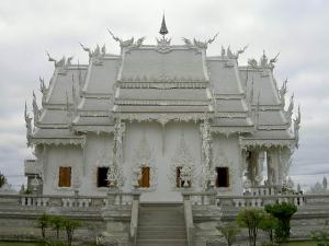 Wat Rong Khun (the white temple) in Chiang Rai