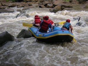 Whitewater rafting on the Mae Taeng River in